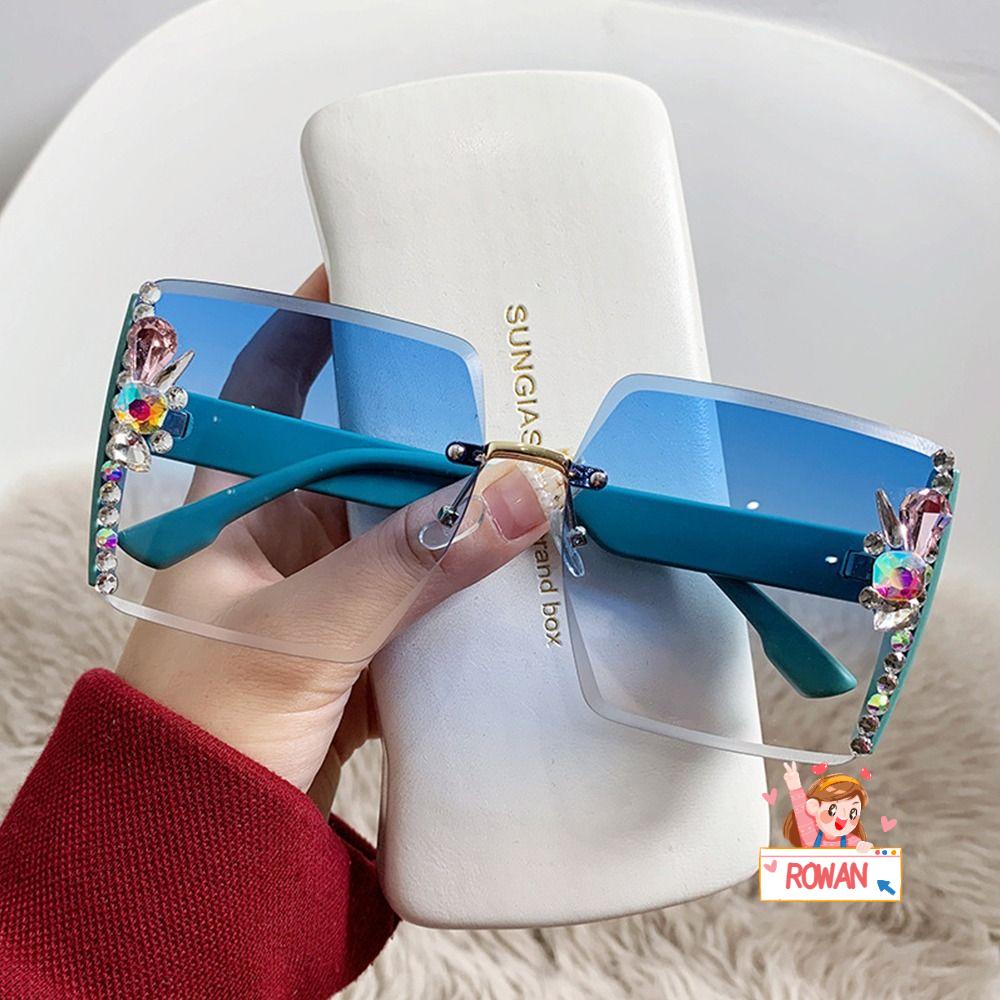 Kính Râm ROWANS y2k Tròng Màu Gradient Sang Trọng