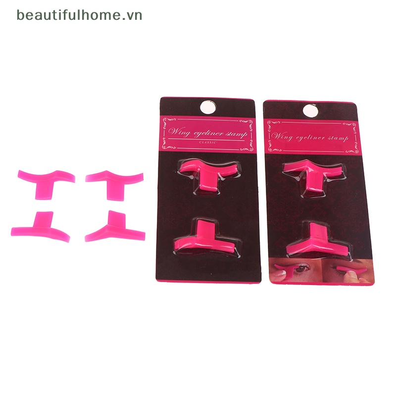 1 Cặp Bút Kẻ Mắt Dạng Đóng Dấu Nhanh Khô Trang Điểm Làm Đẹp