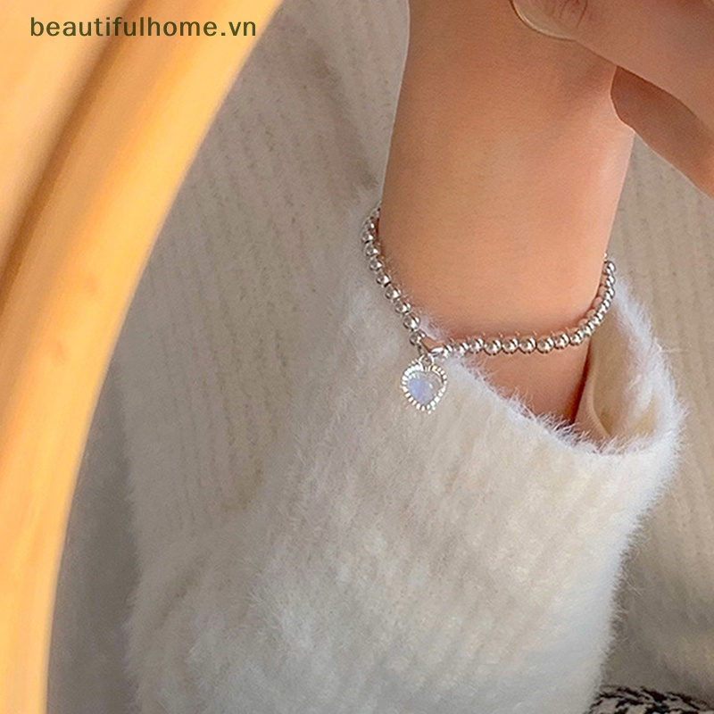 [beautifulhome] Vòng Cổ Choker Mặt Pha Lê Hình Trái Tim Thời Trang Dành Cho Nữ [beauty]