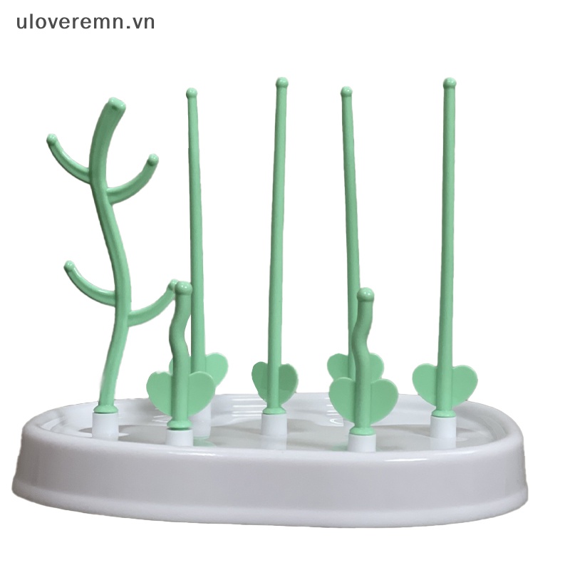 1 Bộ Giá Phơi Khô Bình Sữa Em Bé Hình Cây Có Thể Tháo Rời Dễ Vệ Sinh