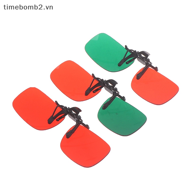 1x Kính Râm Chỉnh Sửa Tư Thế Kẹp Có Thể Gập Lại Màu Xanh Lá / Đỏ Dành Cho Trẻ Em