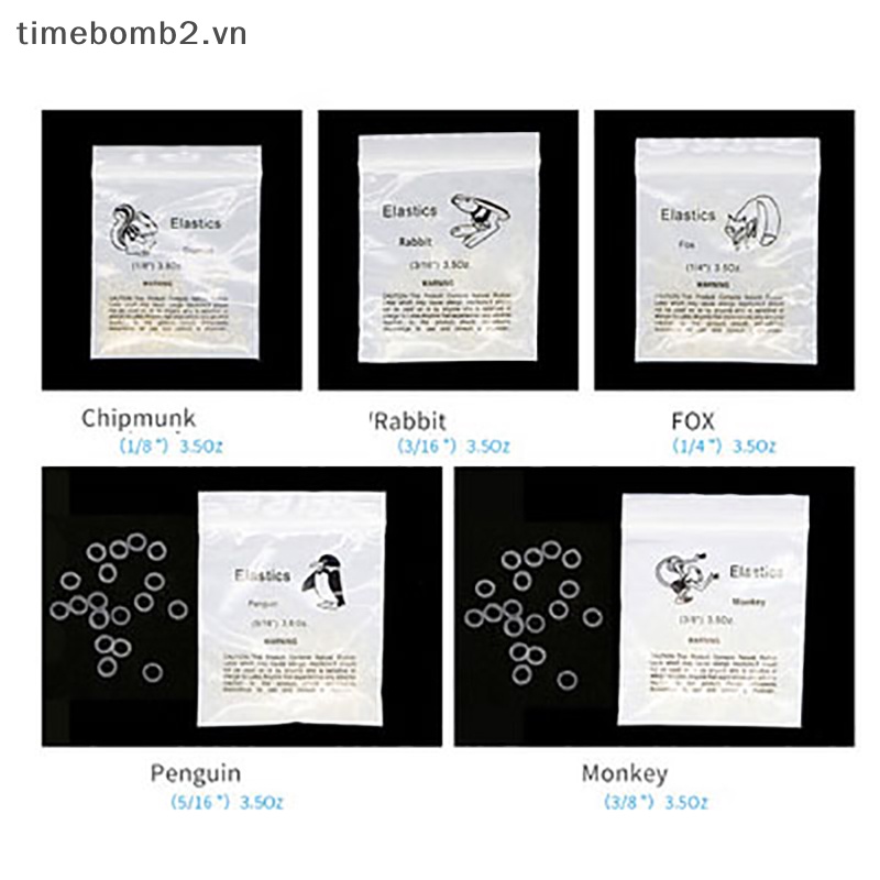 Set 100 / 1 Túi Dây Cao Su Chỉnh Hình Chỉnh Hình Chuyên Dụng