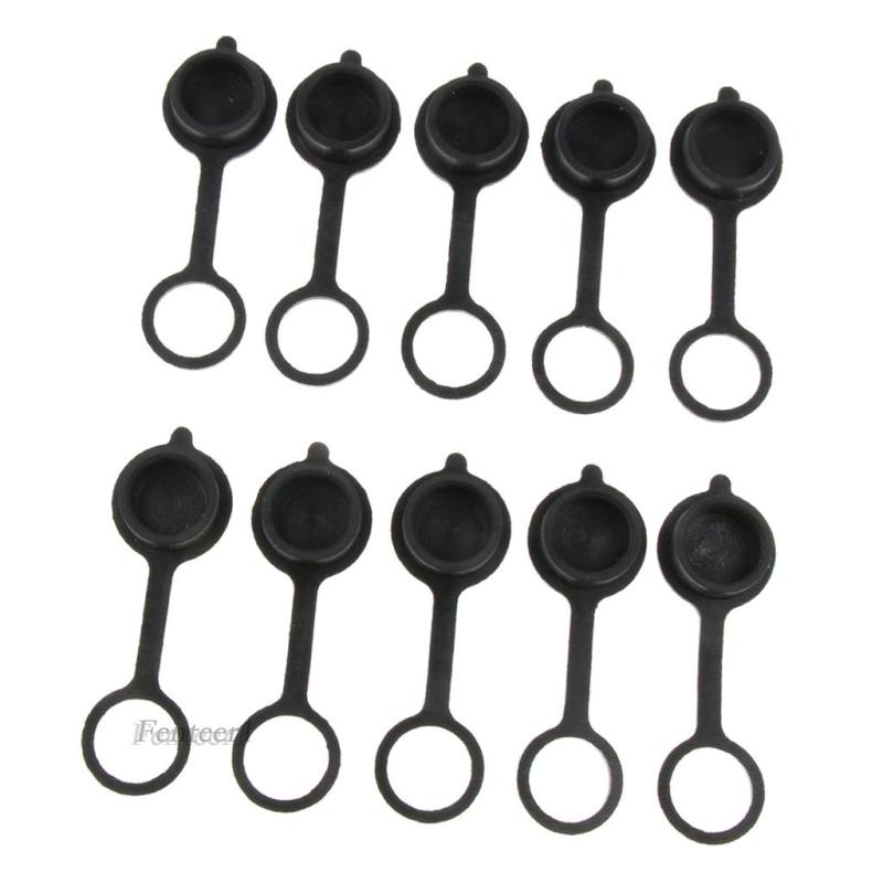 Set 10 Vỏ Bọc Silicone Chống Bụi Cho Cổng Sạc Xe Điện Fenteer1