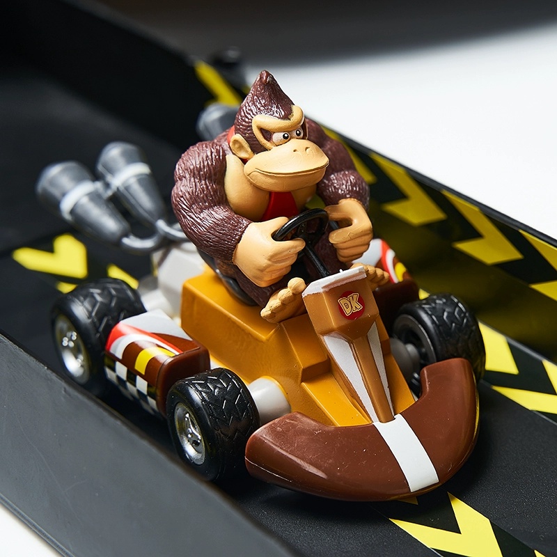 SUPER MARIO WII LUIGI PRINCESS 12CM PULL BACK RACER GO KART CAR TOY