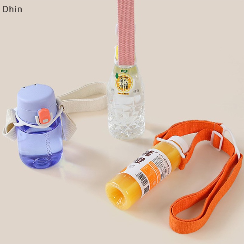 Dây Đeo Bình Nước Bằng Cotton Hai Lỗ Chống Rơi Tùy Chỉnh Tiện Dụng