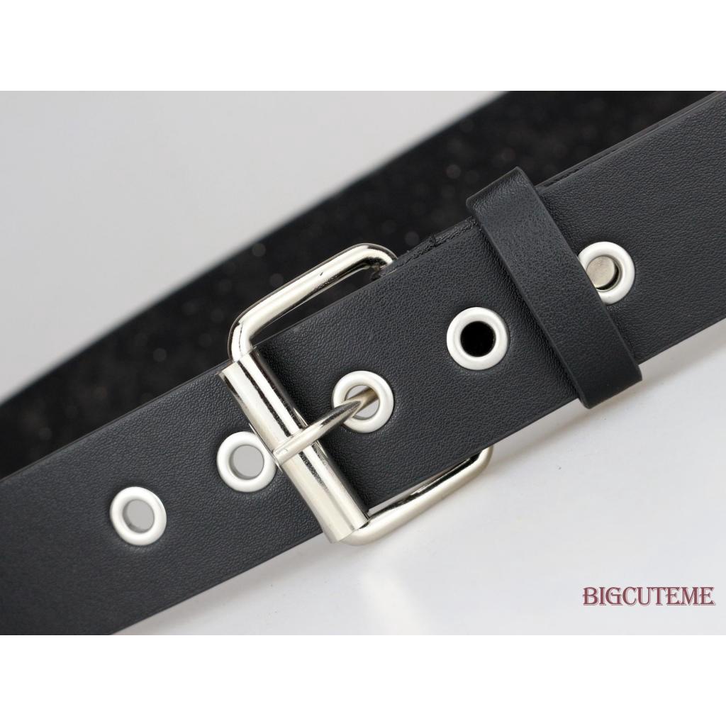 Thắt Lưng Da PU Đính Đinh Tán Có Thể Điều Chỉnh Kích Thước 105 / 115 / 125cm Thời Trang Unisex