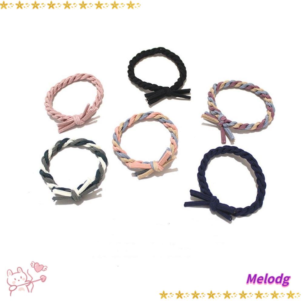 MELODG Dây Buộc Tóc Vải Dệt Tay Xinh Xắn Cho Nữ