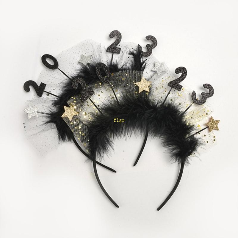 Băng Đô Cài Tóc Hình Số Ả Rập Lấp Lánh Dễ Thương Cho Người Lớn Và Trẻ Em