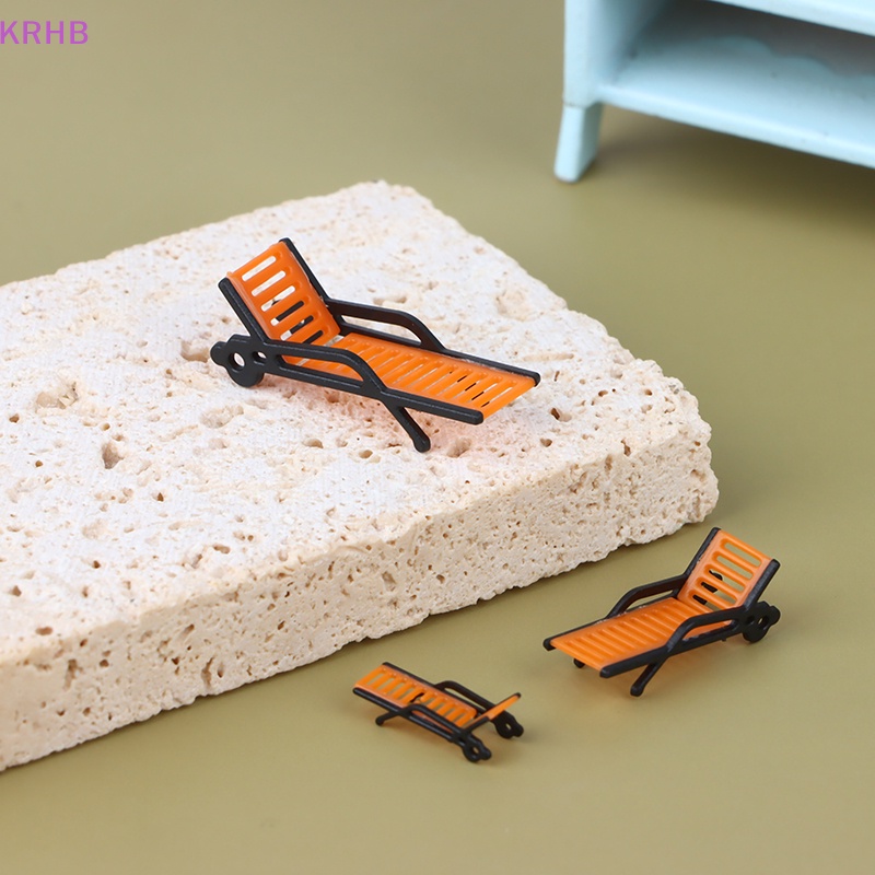 Set 10 Mô Hình Ghế Nhựa Công Viên Đường Phố Trang Trí Nhà Cửa Mới