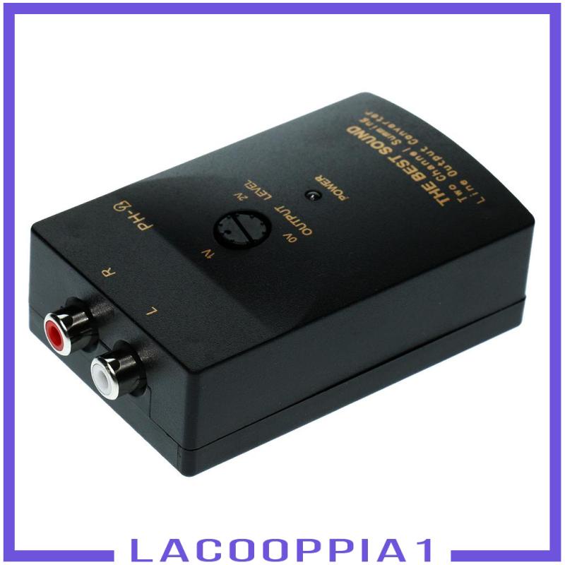 (Lacooppia1) Bộ Chuyển Đổi Âm Thanh RCA Cao Sang Đầu Ra Thấp + Dây Cáp