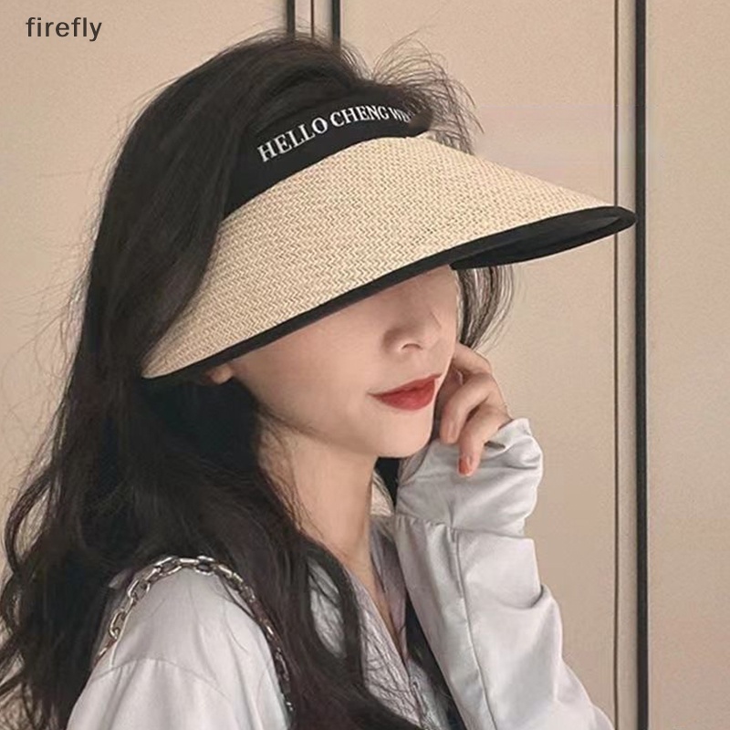 1 Nón Cối Rộng Vành Chống Tia UV Thời Trang Đi Biển Mùa Hè Mới Cho Nữ