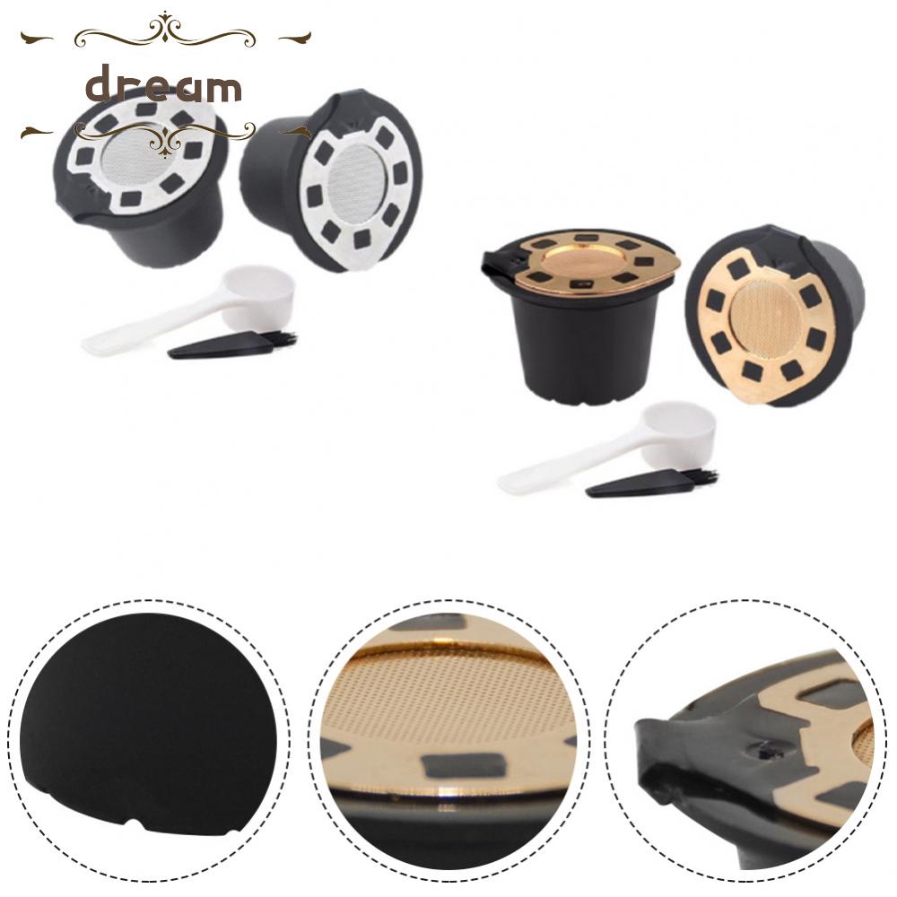 【DREAMLIFE】Coffee Capsule Cup Color:Gold Good Filtering Effect Reusable Brand New