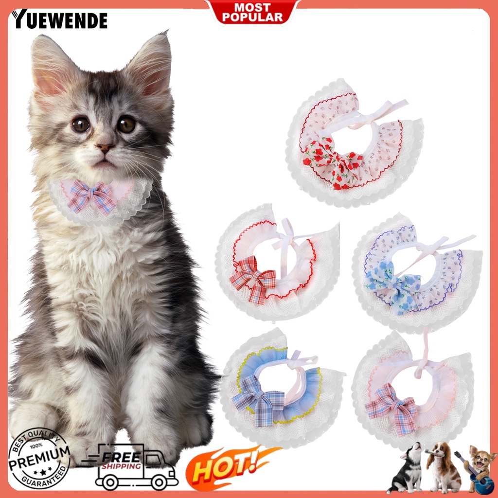 Yq.e Yếm Ăn Bằng Polyester In Họa Tiết Nhiều Màu Sắc Thân Thiện Với Da Chống Mòn Không Gây Kích Ứng Dễ Mặc Dành Cho Thú Cưng