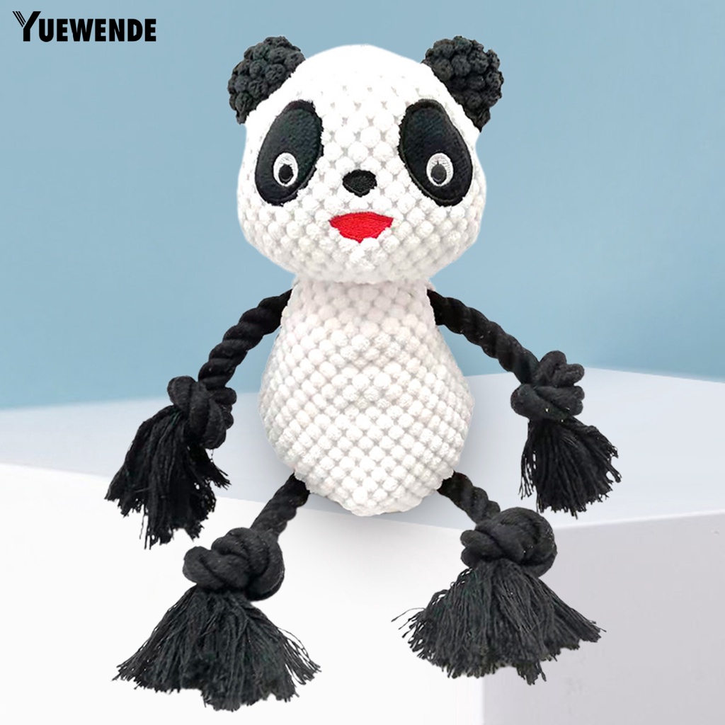 Yq.e Búp Bê Đồ Chơi Bắt Mắt Bằng Cotton PP Họa Tiết Hổ / Gấu Trúc Hoạt Hình Cho Thú Cưng