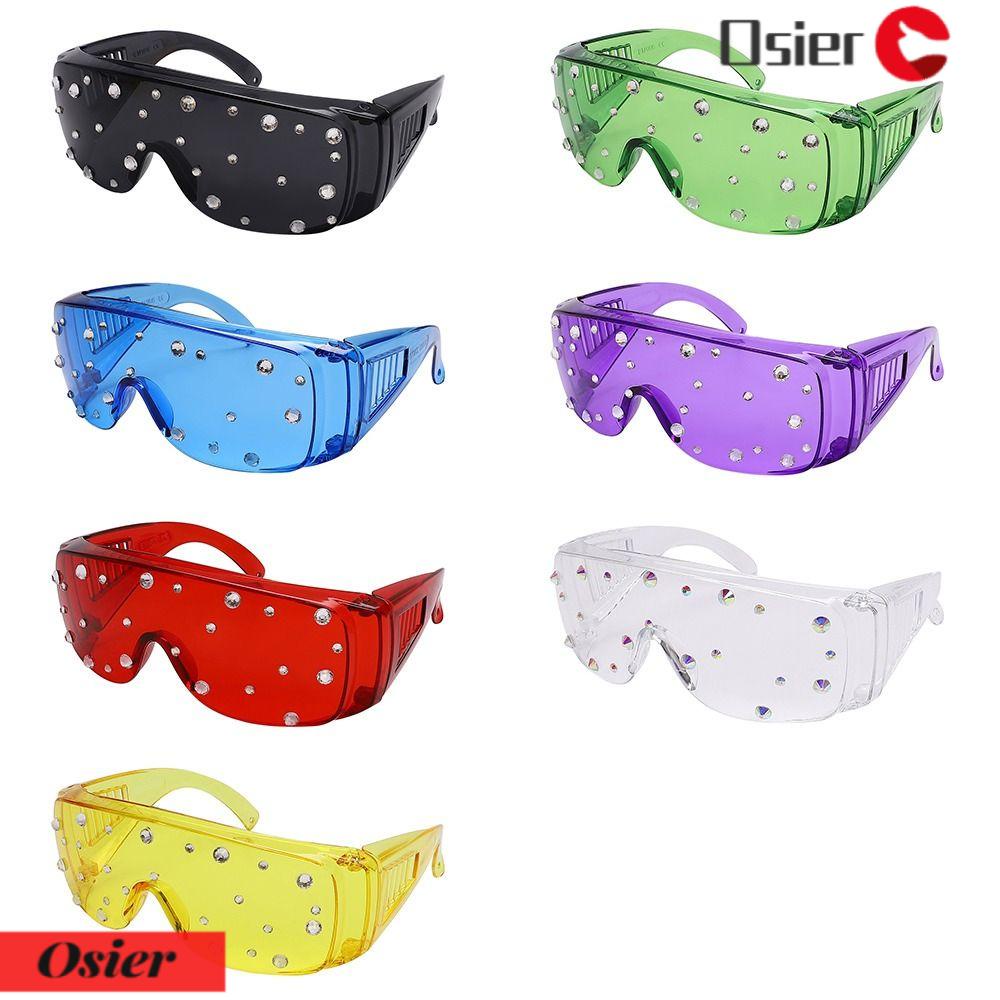 OSIER1 Kính Mát Oversized Đính Đá Lấp Lánh Cho Cả Nam Và Nữ