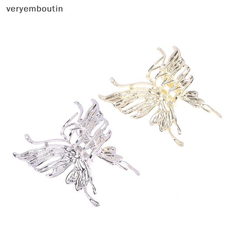 Kẹp Tóc Hình Bướm Bằng Kim Loại Thời Trang Dành Cho Nữ