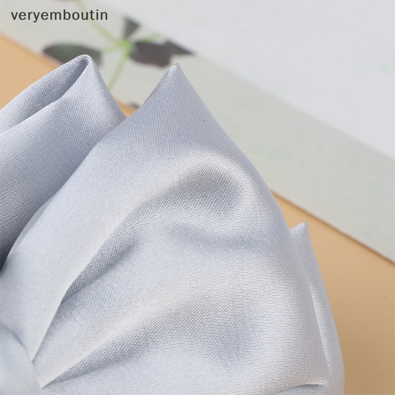 Kẹp Tóc Nơ Lớn Bằng Kim Loại Hai Mặt Thời Trang Hàn Quốc n