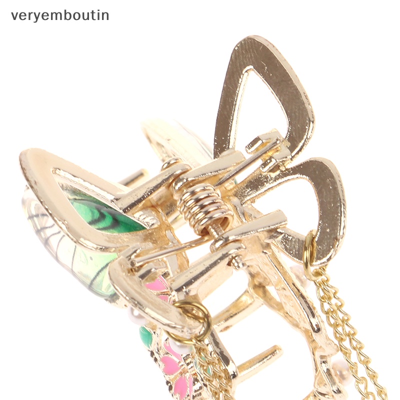 Kẹp Tóc Cá Mập Đính Đá Lấp Lánh Chất Lượng Cao Cho Nữ