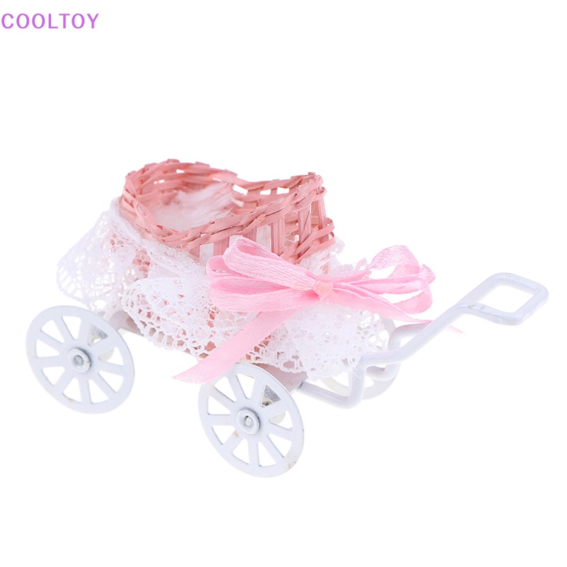 Cooltoy 1 Mô Hình Xe Đẩy Em Bé Mini Tỉ Lệ 1: 12 Trang Trí Nhà Búp Bê