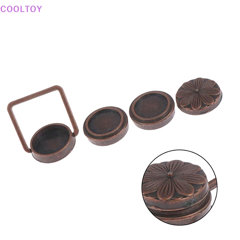 Cooltoy Hộp cơm 3 Tầng Bằng Đồng Tỉ Lệ 1: 12 Trang Trí Nhà Búp Bê