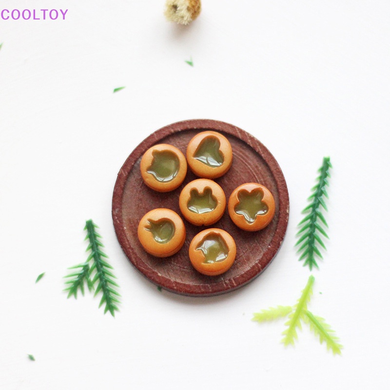 Set 6 Mô Hình Bánh Quy Mini Cho Nhà Búp Bê