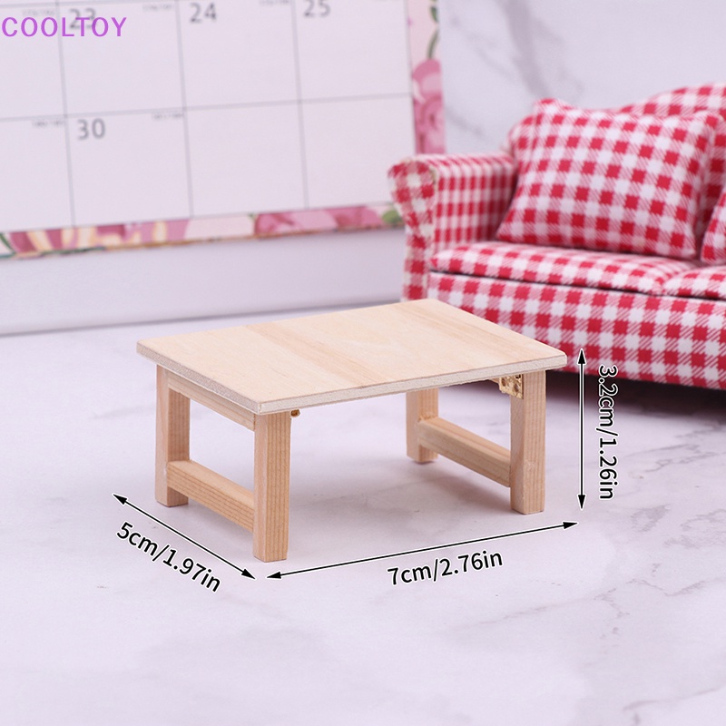 Bàn Gấp Mini Trang Trí Nhà Búp Bê Tỉ Lệ 1 / 12
