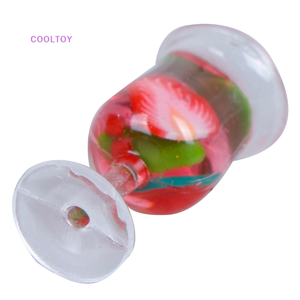 Set 2 Ly Rượu Mini Tỉ Lệ 1: 12 Dùng Để Trang Trí Nhà Búp Bê