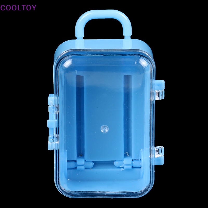 Va Li Lăn Bằng Nhựa Dễ Thương Dùng Trang Trí Nhà Búp Bê