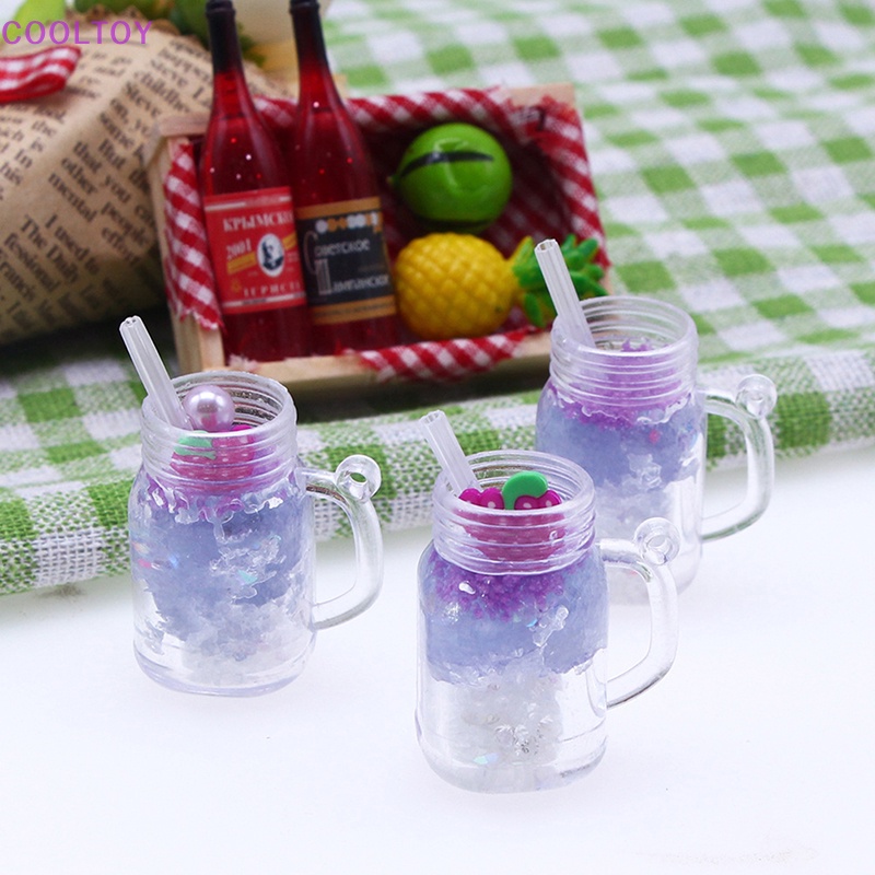 Ống Hút Dạ Quang Làm Mát Mô Hình Nhà Búp Bê DIY