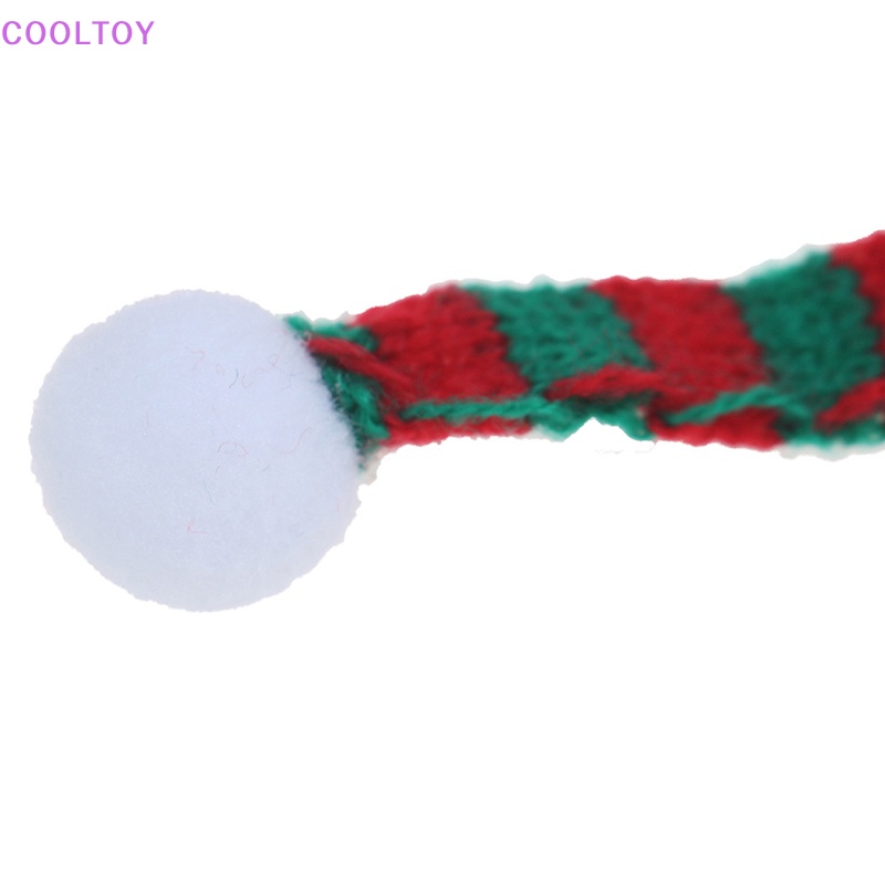 Nón Giáng Sinh Kèm Khăn Choàng Cổ Mini Tỷ Lệ 1 / 6 1 / 12 Cho Nhà Búp Bê