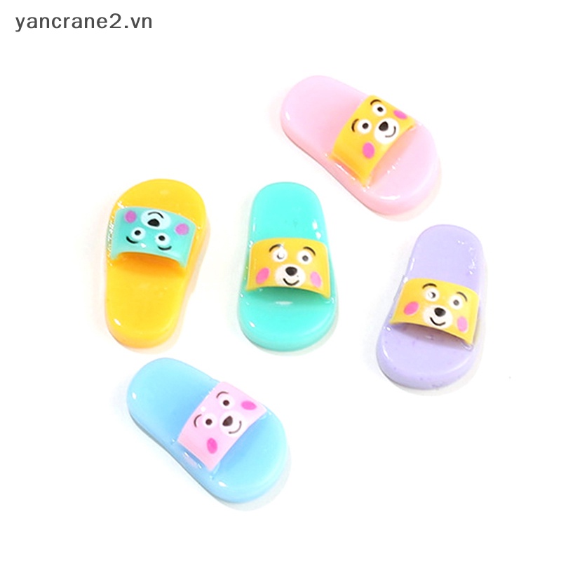 Set 10 Đôi Dép Đi Trong Nhà Búp Bê Mini Dễ Thương Xinh Xắn {yancrane2.vn}