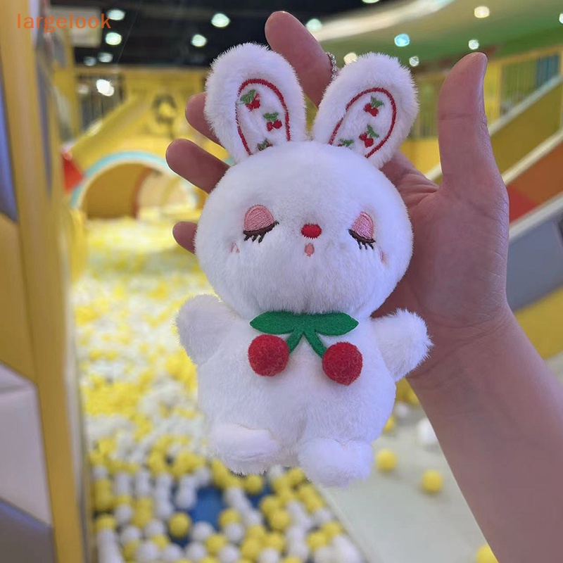 1 Móc Khóa Thỏ Nhồi Bông Màu Sắc Ngọt Ngào Dễ Thương