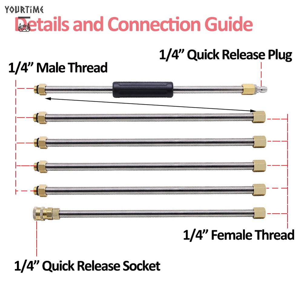 Cần Nối Dài Cho Súng Nước 90 Inch 4000 PSI