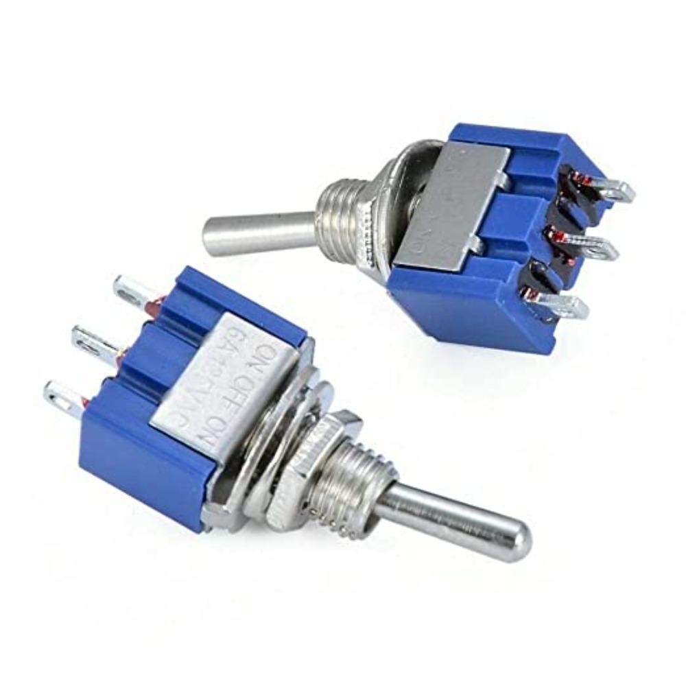 ESPO Set 10 Công Tắc Đòn Khuỷu Mini 6A / 125V 3Pin 3 Vị Trí Cho MTS-103