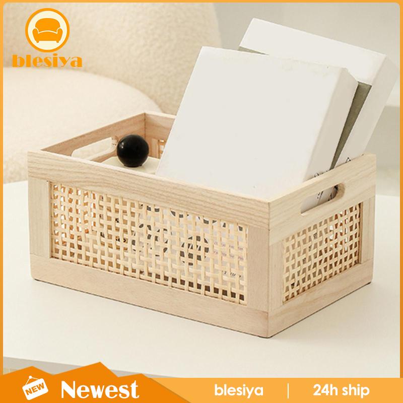 Giỏ Gỗ Đựng Đồ Dùng / Đồ Chơi Để Bàn Tiện Dụng Cho Nhà Bếp / Phòng Ngủ