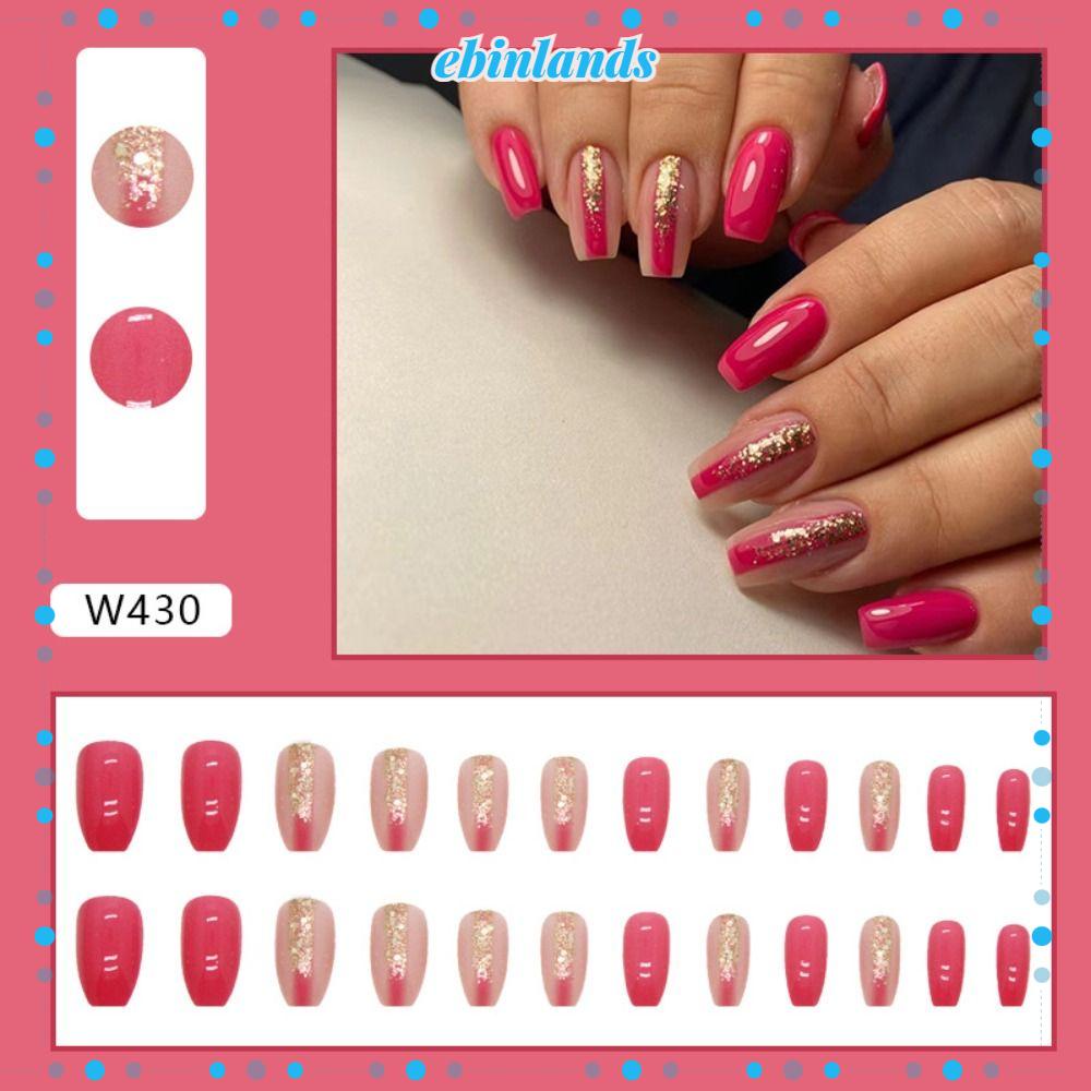 Bộ 24 Móng Tay Giả Che Phủ Toàn Diện Tháo Rời Được DIY