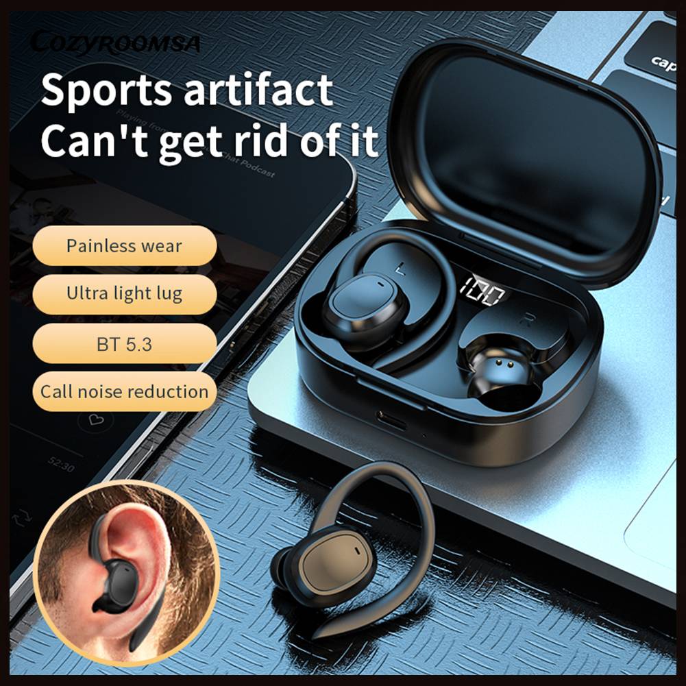 Tai Nghe Móc Vành Tai Giảm Tiếng Ồn Kiểu Dáng Thể Thao