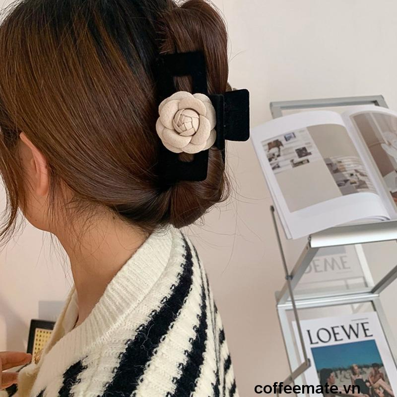 Kẹp Tóc Hình Cá Mập Màu Đen Phong Cách Retro Cao Cấp