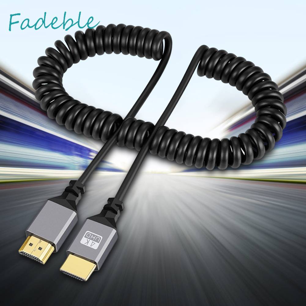 Dây Cáp Lò Xo Nối Dài Đầu Đực Sang Đầu Đực Cho Máy Ảnh