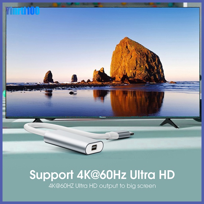 Cáp Chuyển Đổi Yinrti Dj1006 Usb C Sang Mini Dp 4k60hz Cho Macbook Pro 2016-2020 / air