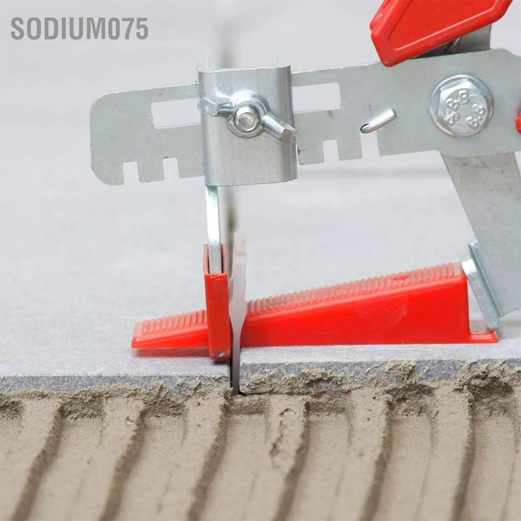 Sodium075 Nêm hệ thống san phẳng gạch với Kẹp lấp mặt bằng Công cụ phụ trợ định vị