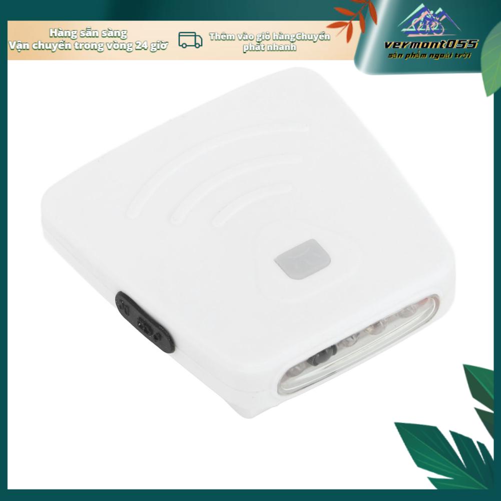 Vermont055 Đội Đầu Sạc Đèn LED Chống Nước Kẹp Trên Nắp Ánh Sáng Cảm Biến Chuyển Động Nón Cho Câu Cá Cắm Trại Đi Bộ Đường Dài Trắng