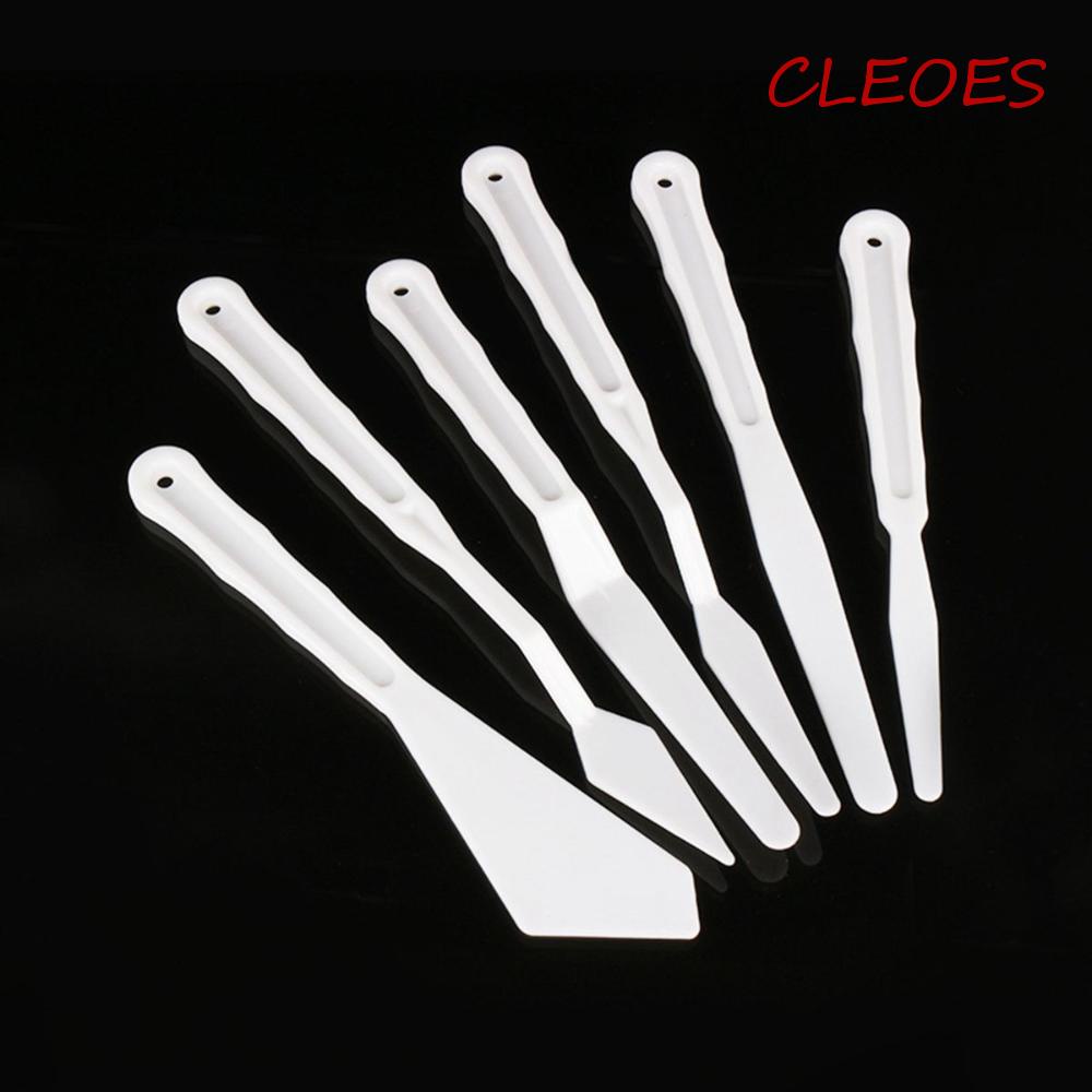 Set 6 Dao Pha Màu CLEOES Chuyên Dụng Cho Vẽ Tranh Sơn Dầu