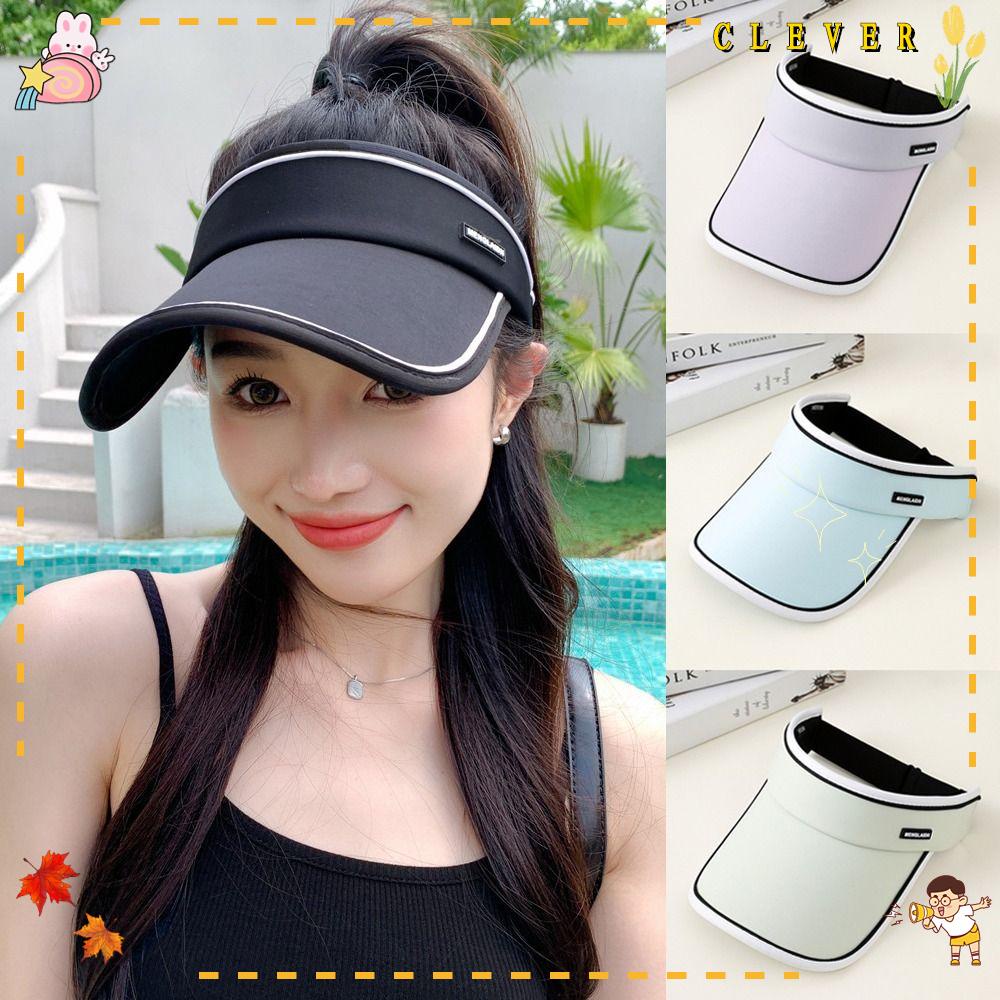 Mũ Lưỡi Trai Hở Chóp Thoáng Khí Chống Tia UV Thời Trang Cho Nữ