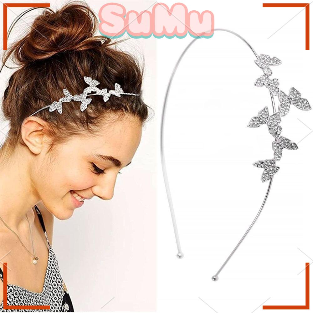 Lược Cài Tóc Hình Hoa Lá Lấp Lánh Dành Cho Cô Dâu