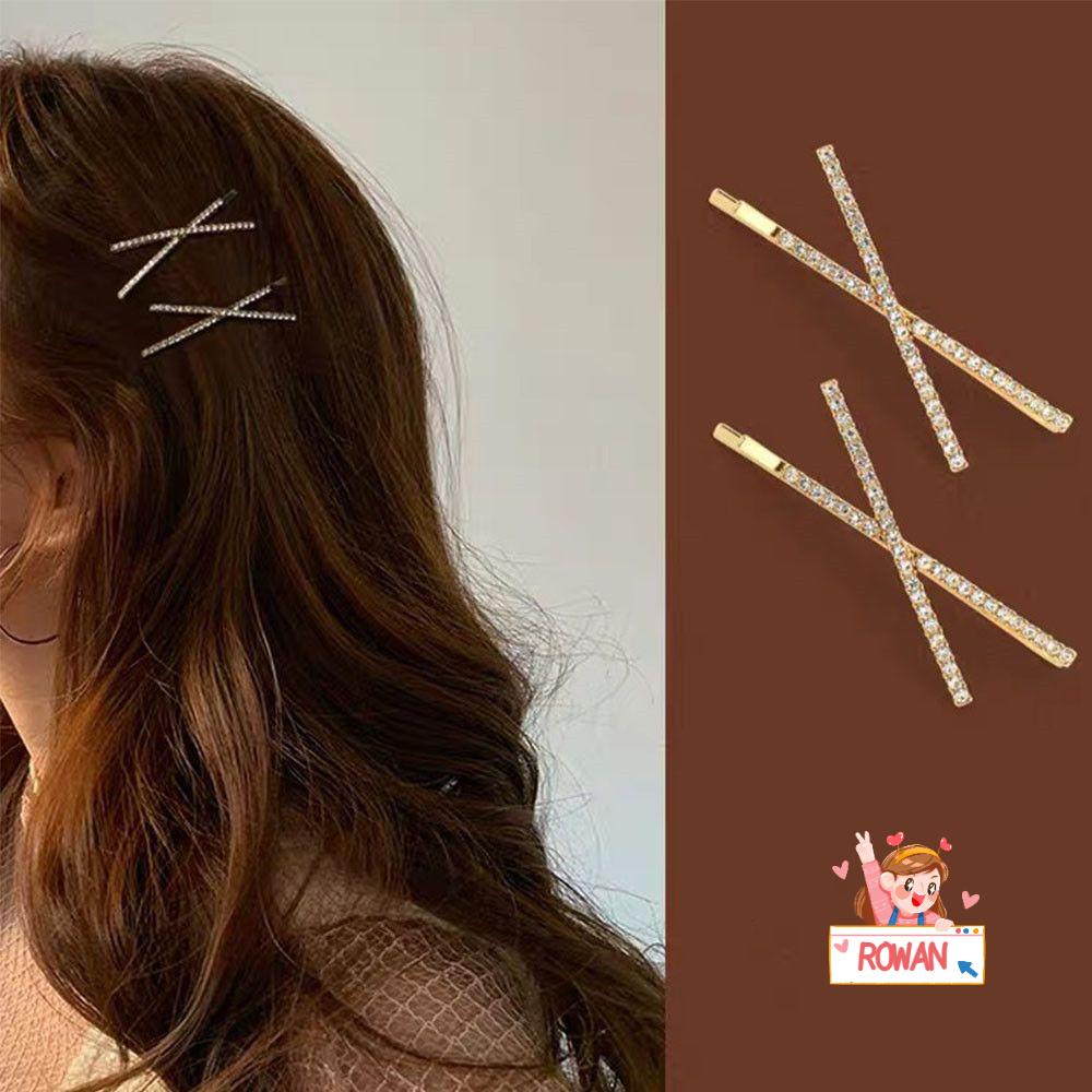 Rowans 1 Kẹp Tóc Đính Hạt Cườm|Băng Đô Cài Tóc Cho Cô Dâu