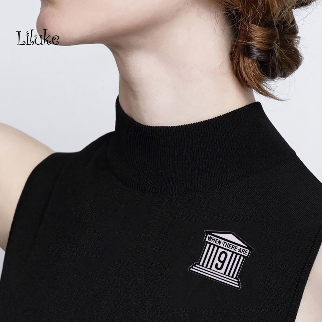 Ghim Cài Áo Nữ In Chữ Rest In Peace for Ruth Bader Feminism