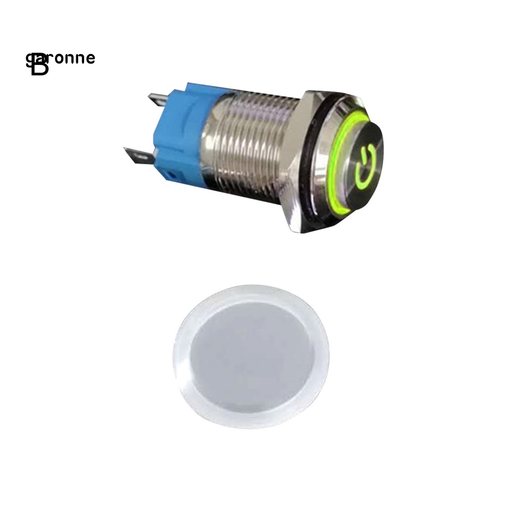 Công Tắc Tự Đặt Chống Thấm Nước 16mm Bằng Kim Loại Độ Sáng Cao Cho Đèn LED