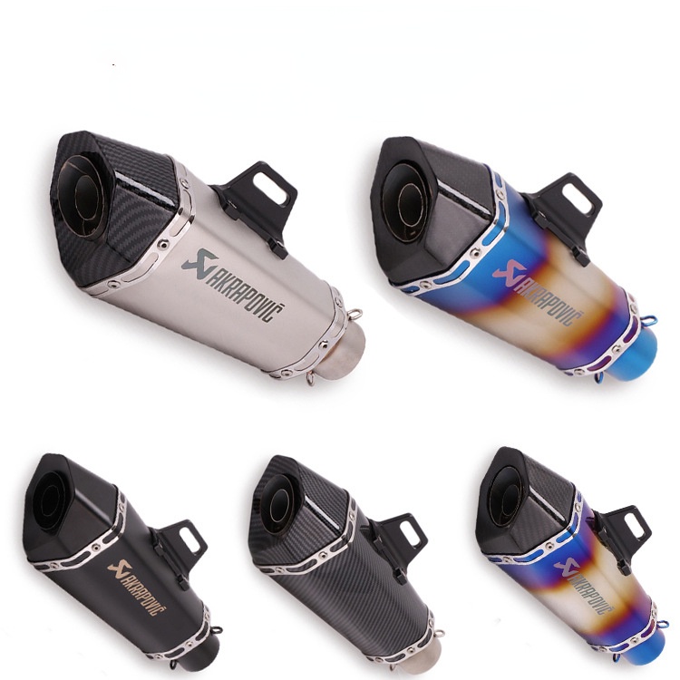 Đầu xả xe máy đa năng đầu vào 51mm Bộ giảm thanh ống xả có DB Killer