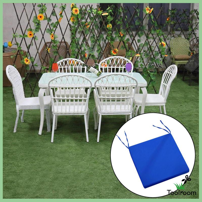Đệm Lót Ghế Ngồi Sân Vườn 40cm Màu Đen Có Thể Giặt Sạch Tiện Dụng